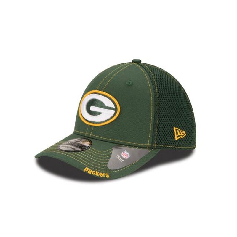 NFL Green Bay Packers Neo 39Thirty Stretch Fit (LYS2745) - Green New Era Caps